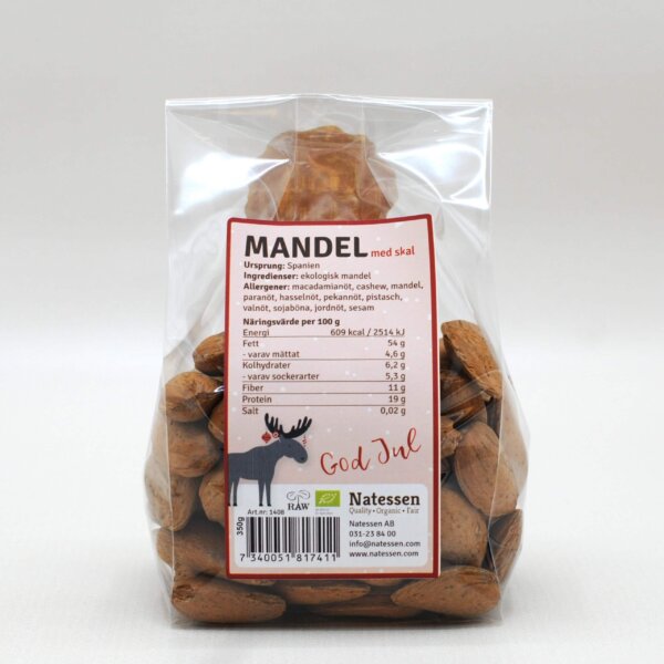 Mandlar hela Premium ME RAW&EKO 350g