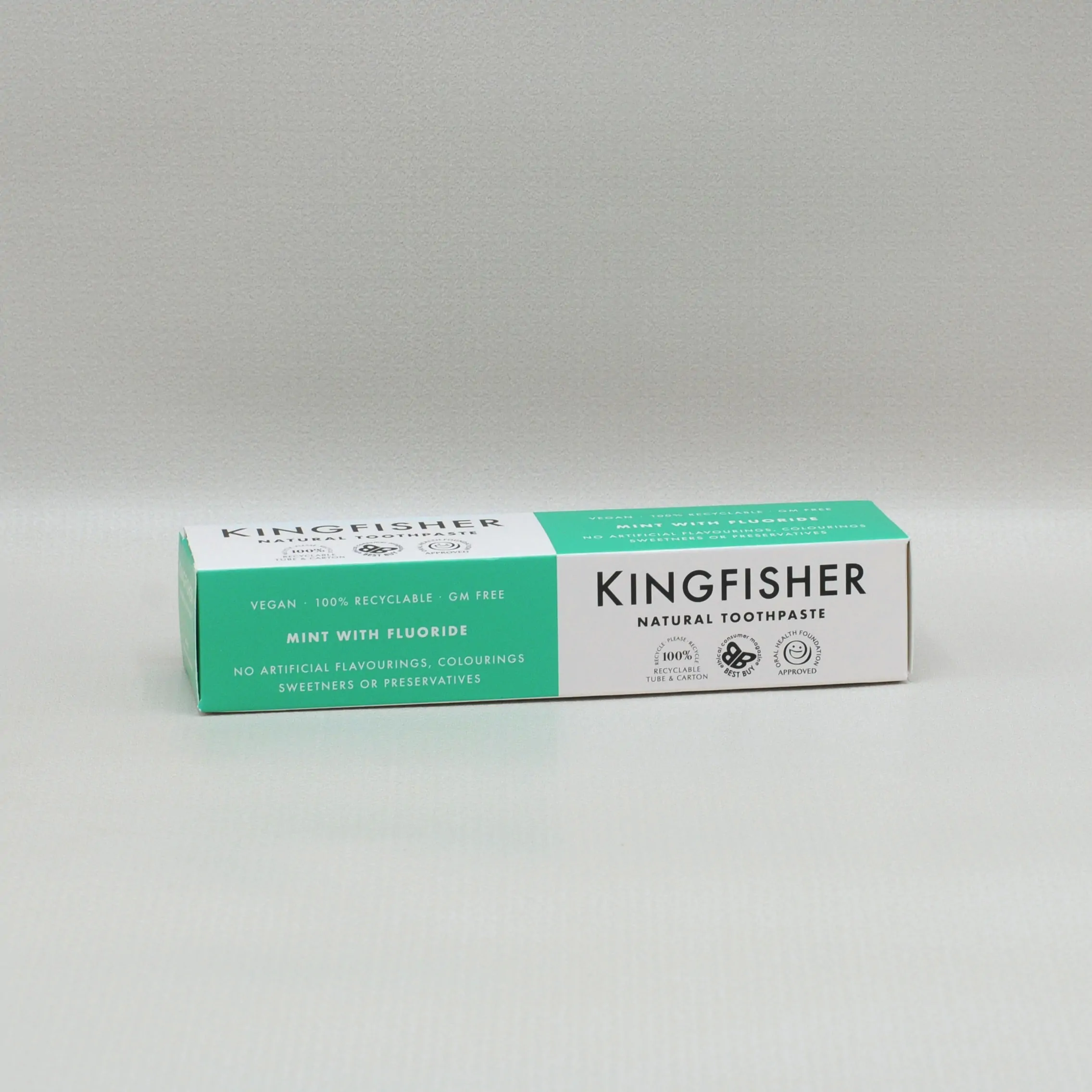 Kingfisher Tandkräm Mint med Fluor 100ml