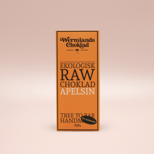 Wermlandschoklad Apelsin RAW&EKO 50g