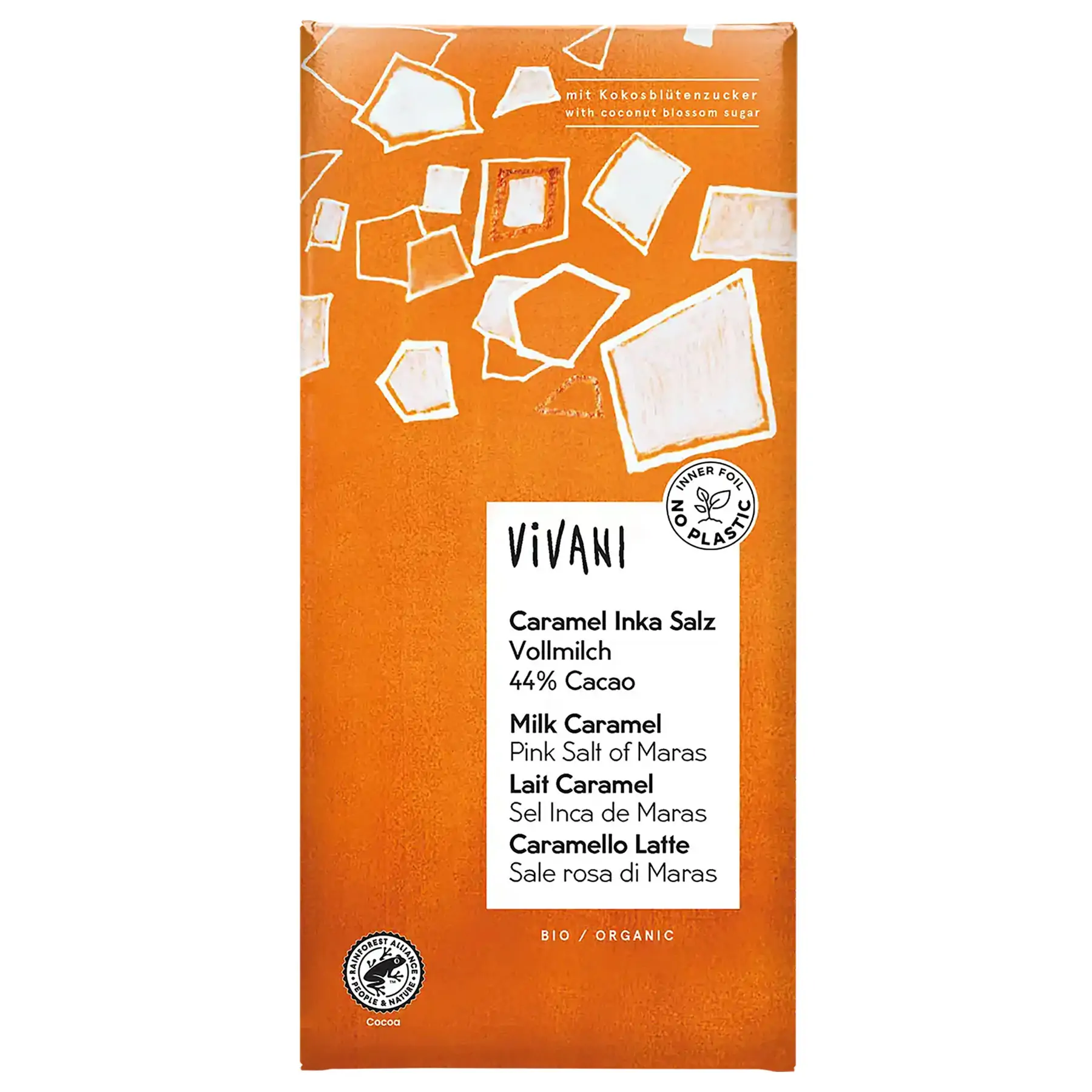 Vivani Choklad Caramel Inka Salt EKO 80g