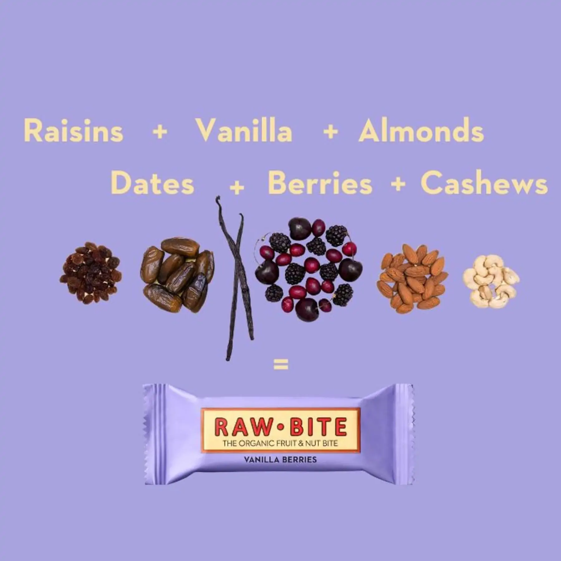 Rawbite Vanilla Berry EKO 50g