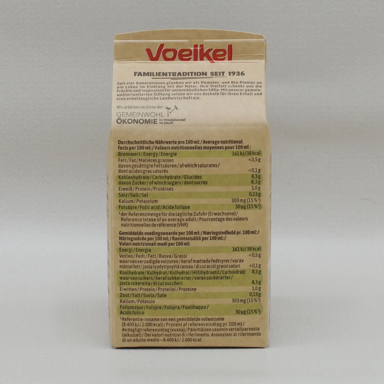 Voelkel Rödbetsjuice Mjölksyrad Demeter EKO 0,5L