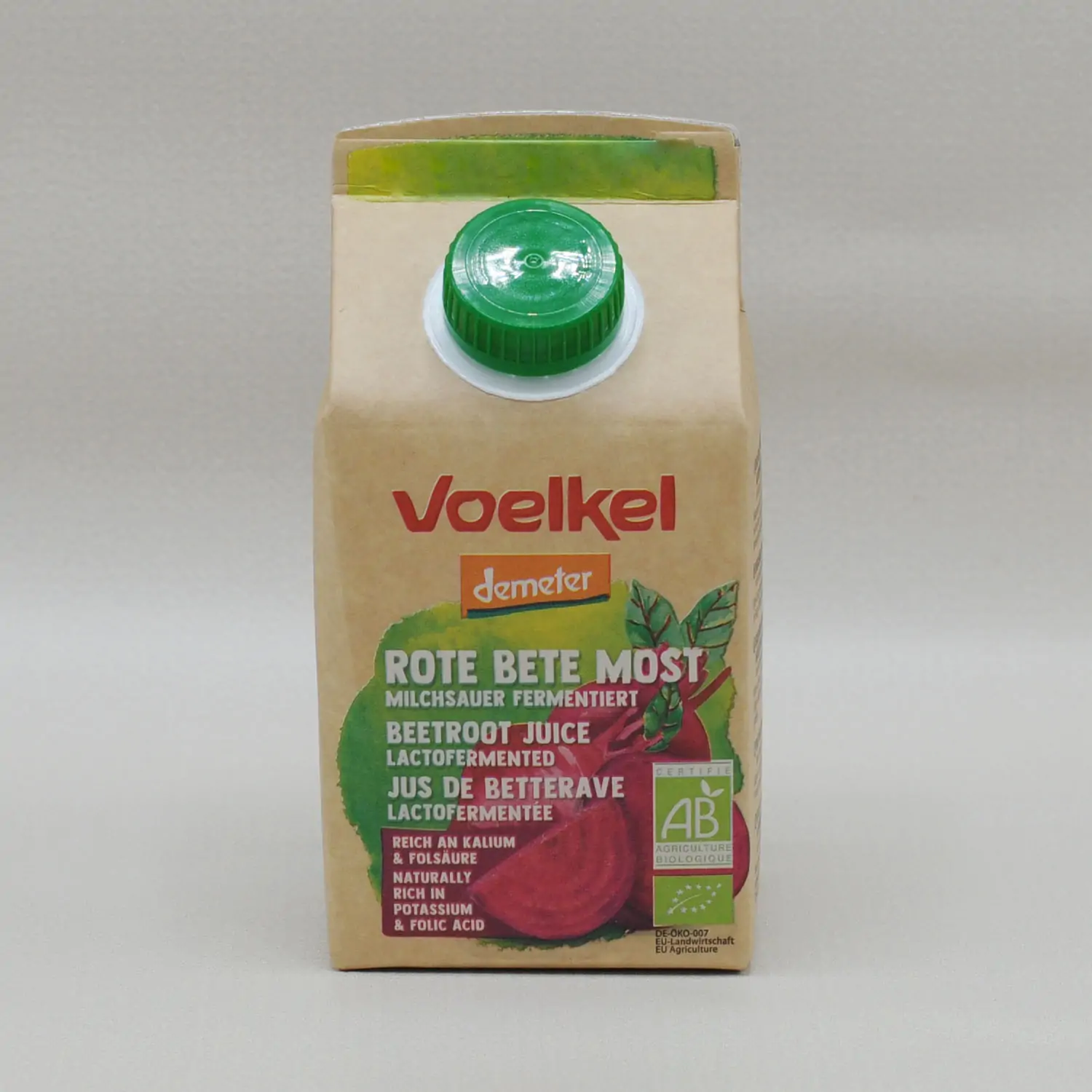 Voelkel Rödbetsjuice Mjölksyrad Demeter EKO 0,5L