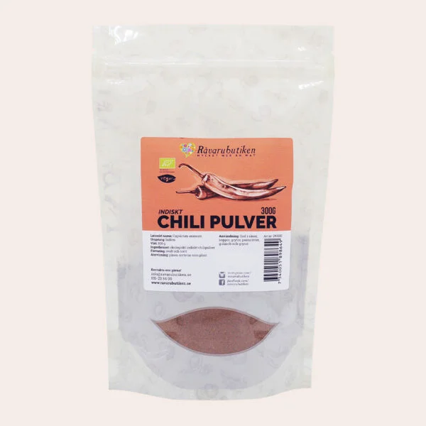 Chilipulver Indiskt EKO 300g