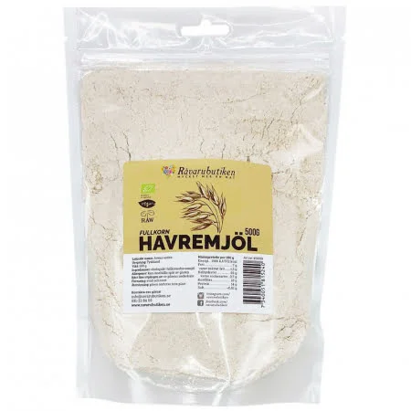 Havremjöl Fullkorn EKO 500g