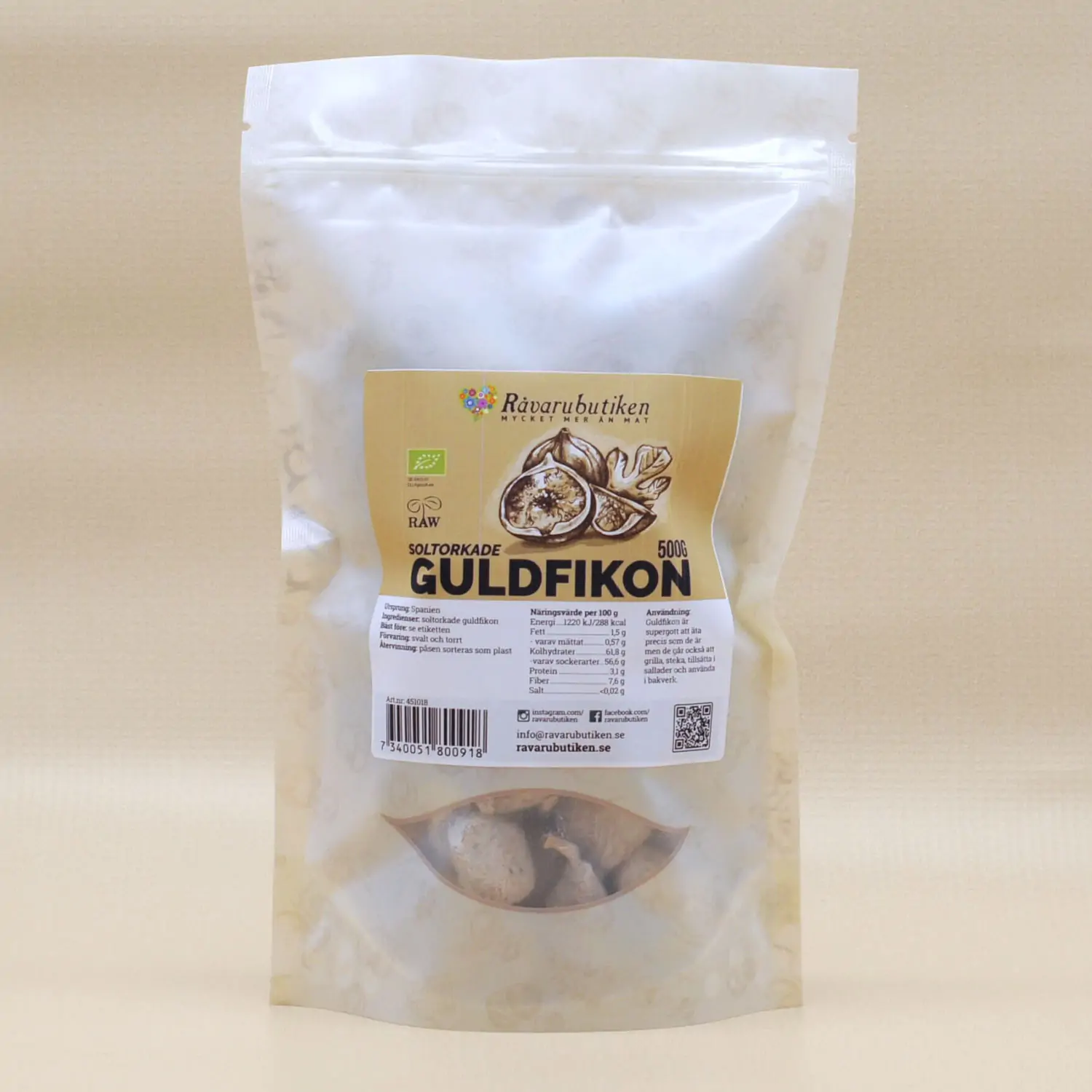 Fikon Guld RAW&EKO 500g