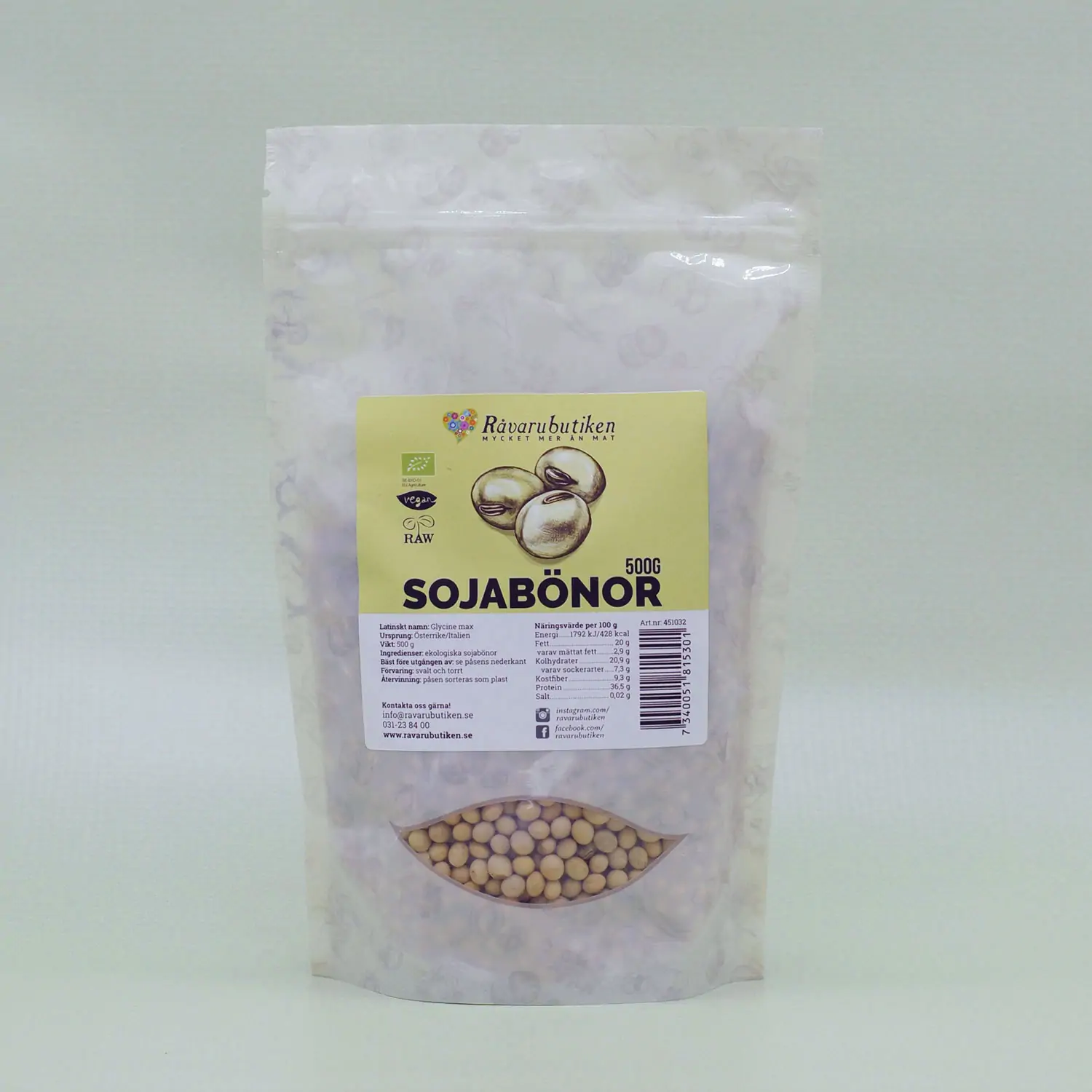 Sojabönor EU EKO 500g