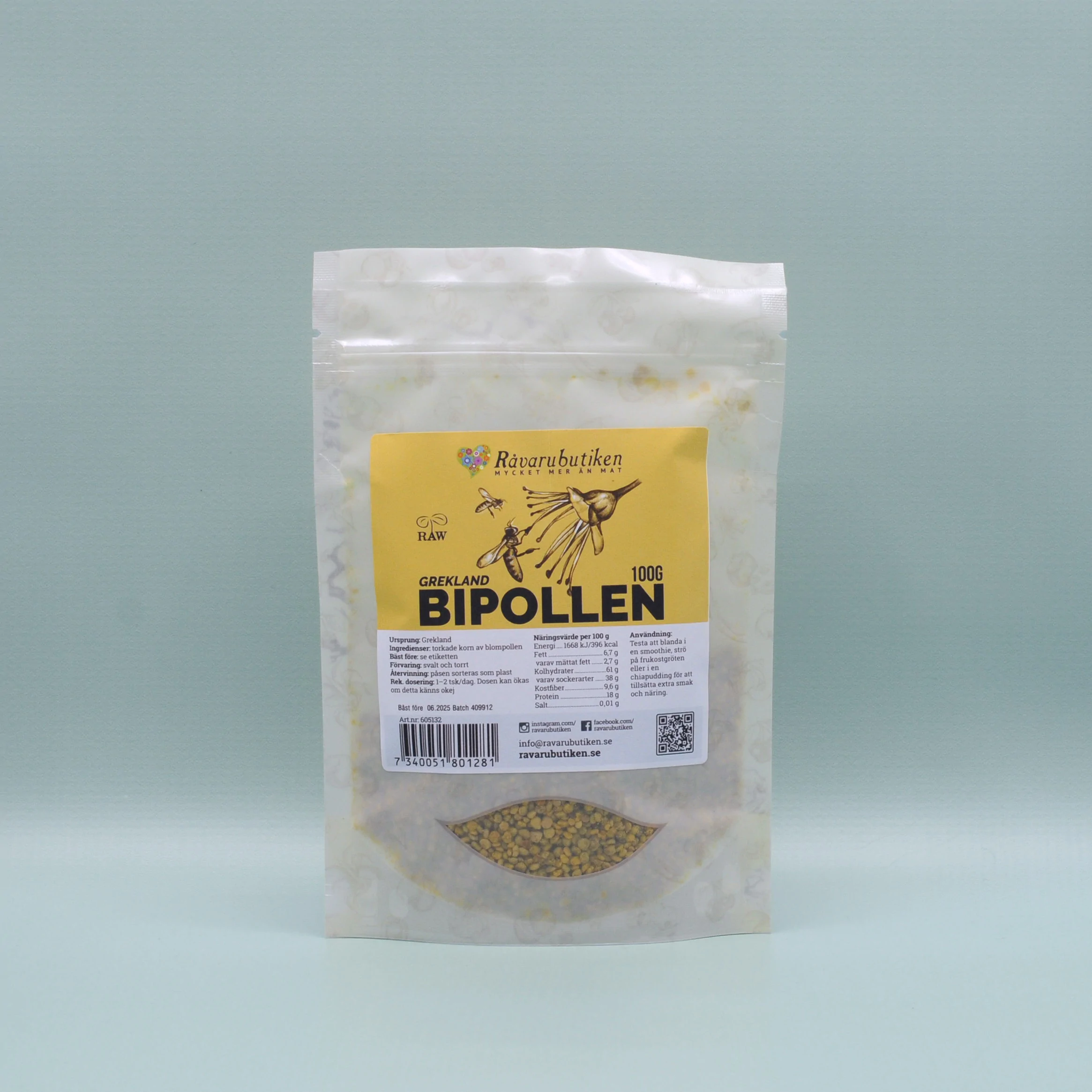 Bipollen Grekland RAW 100g