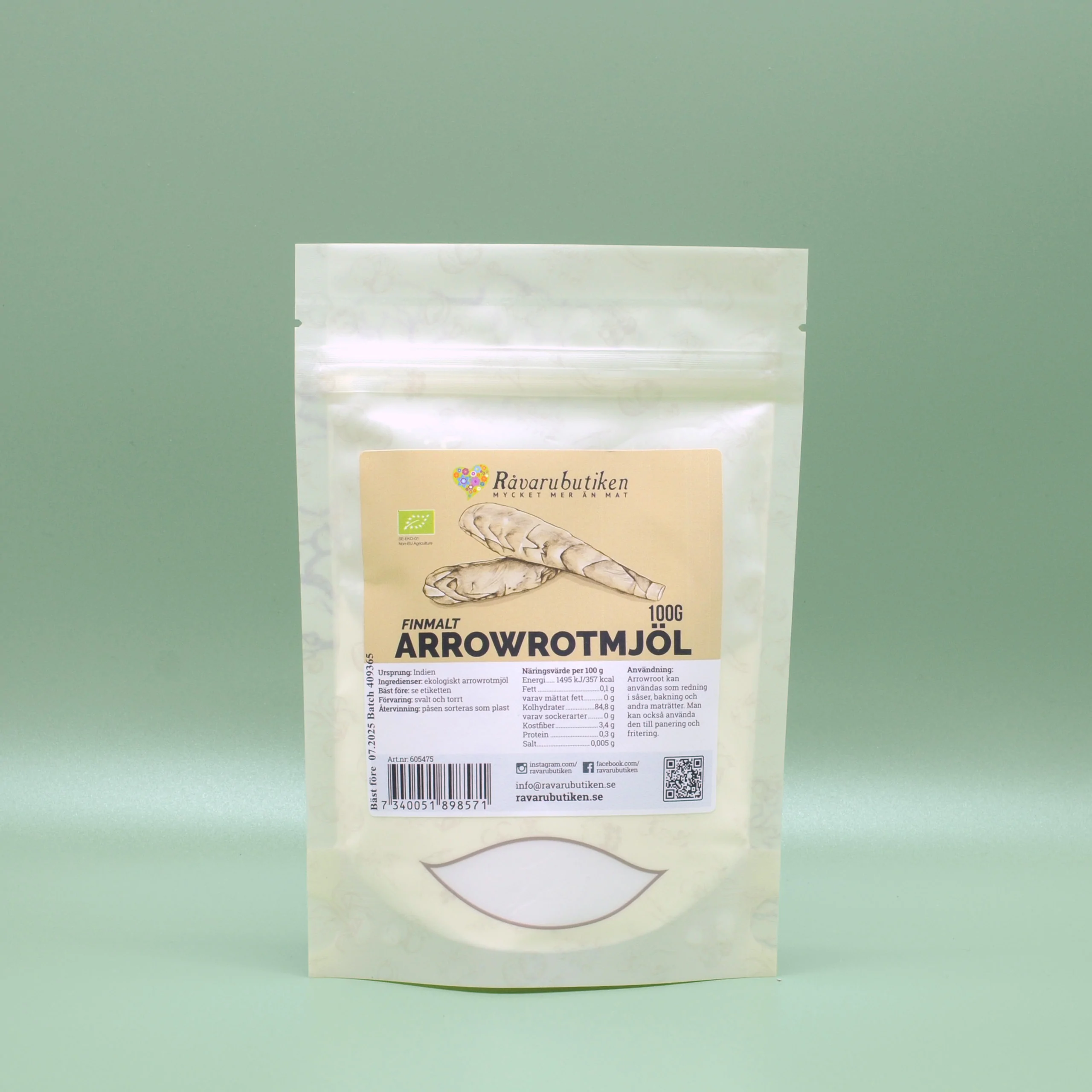 Arrowrotpulver EKO 100g
