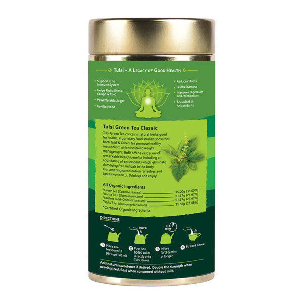 Organic India Tulsi Grönt Te EKO 100g