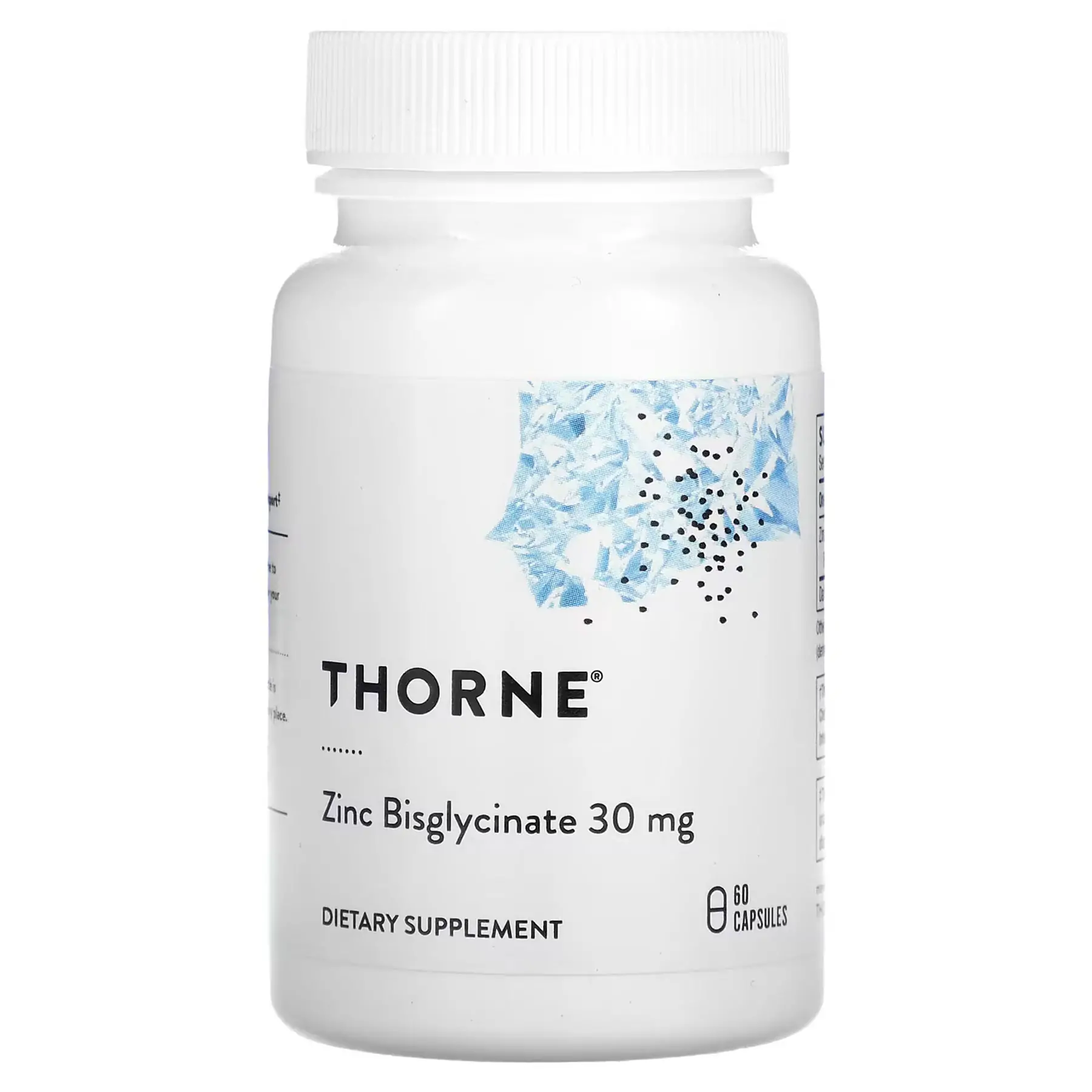 Thorne Zinc Bisglycinate 30mg 60 kapslar