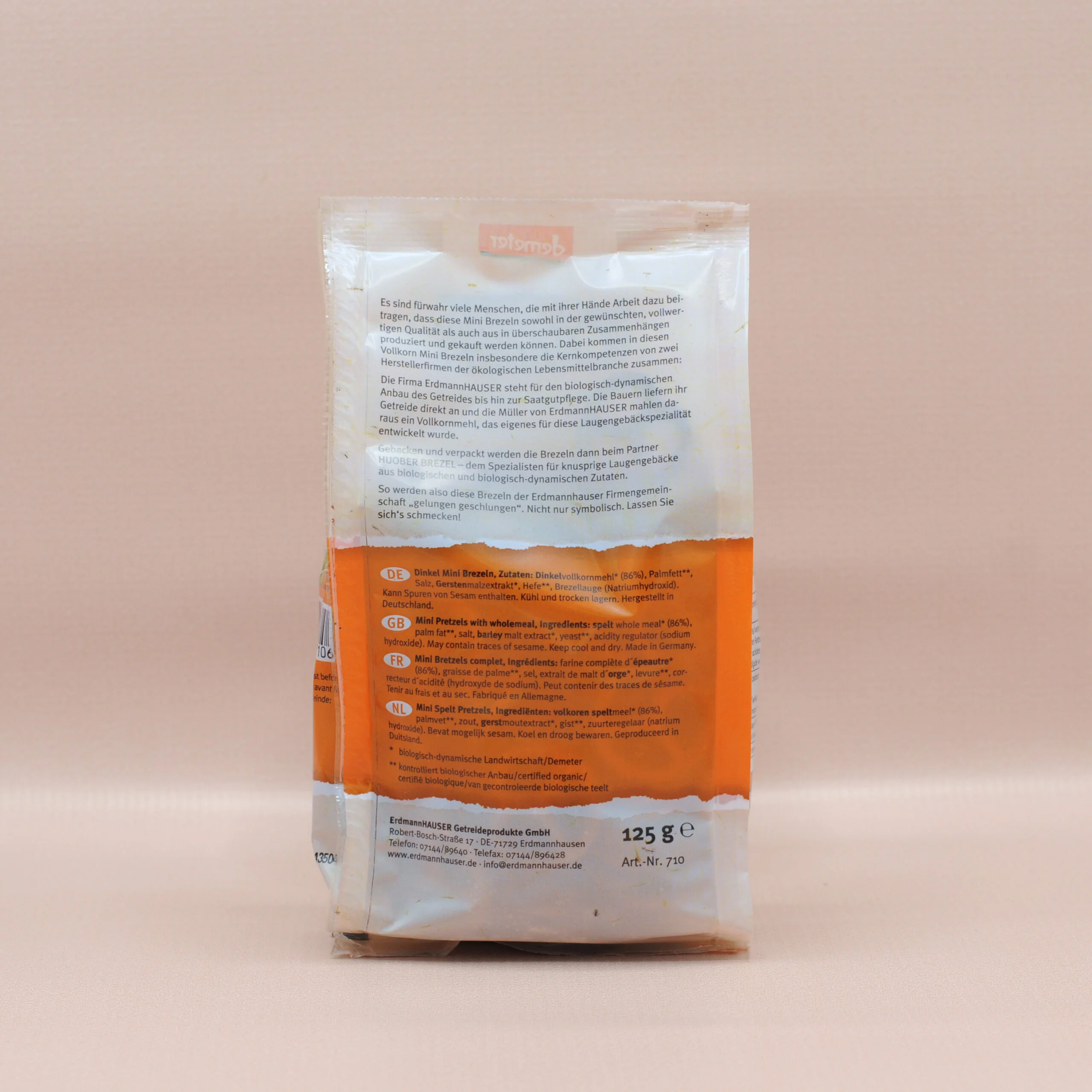 Schnitzer Crispiga Kringlor med Sesam EKO 125g