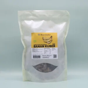 Banan Kuber Torkad med Bananmjöl EKO 500g