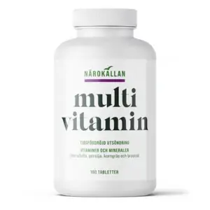 Närokällan Multivitamin Tidsfördröjd 180 tabletter
