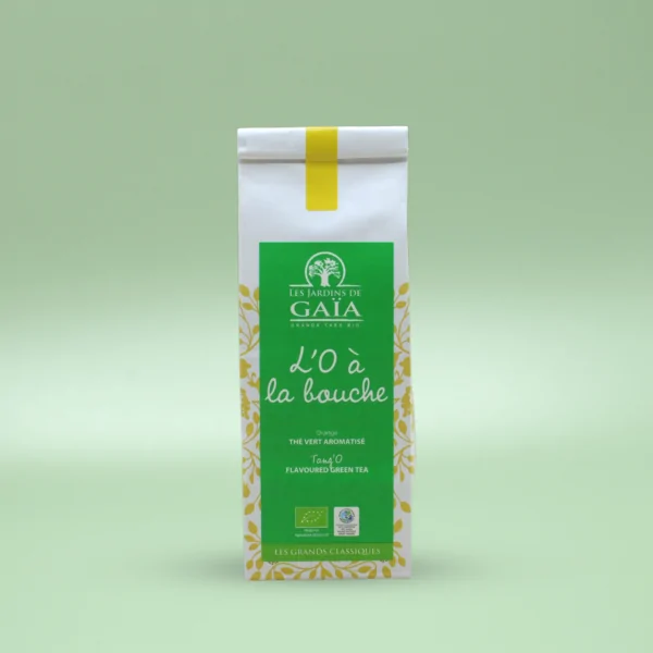 Les Jardins de Gaïa Tang'O Apelsin Grönt Te EKO 100g