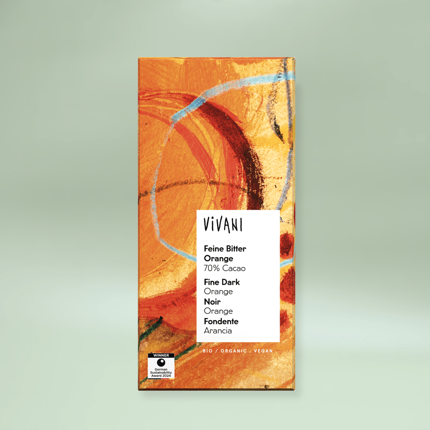 Vivani Choklad Mörk Apelsin EKO 100g