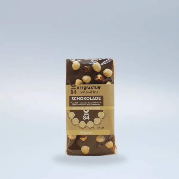 KetoFaktur Choklad Hazelnöt 125G