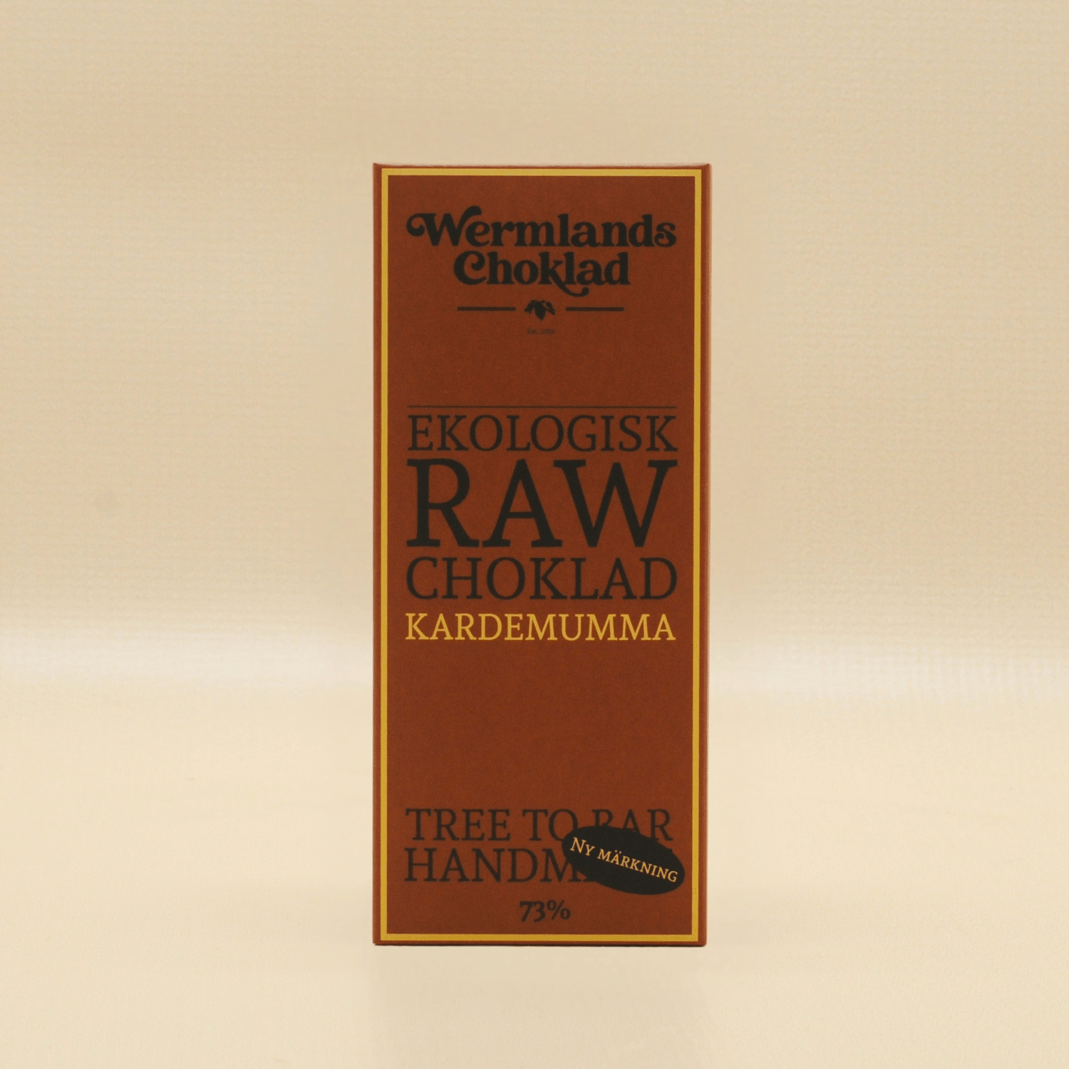 Wermlandschoklad Kardemumma RAW&EKO 50g