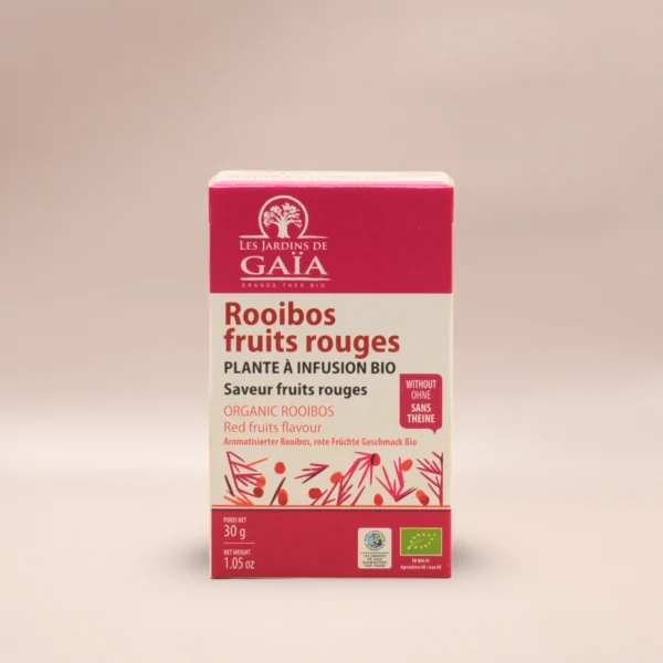Les Jardins de Gaïa Rooibos Red Fruit Tepåsar 20st