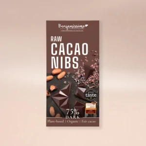 Benjamissimo Mörk 75% Nibs EKO 60g