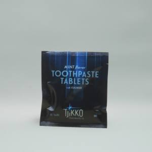 Tjikko Tandkrämstablett Fluor/Mint 15 tabletter
