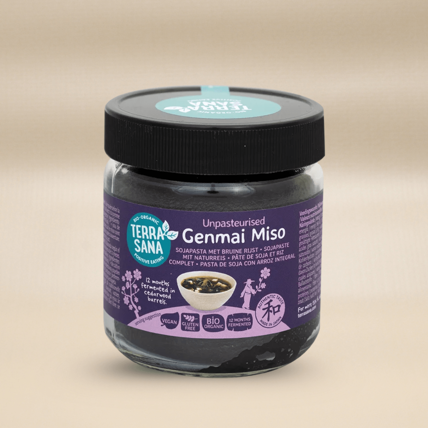 Terra Sana Genmai Miso Unpasteurised EKO&VEGAN 350g