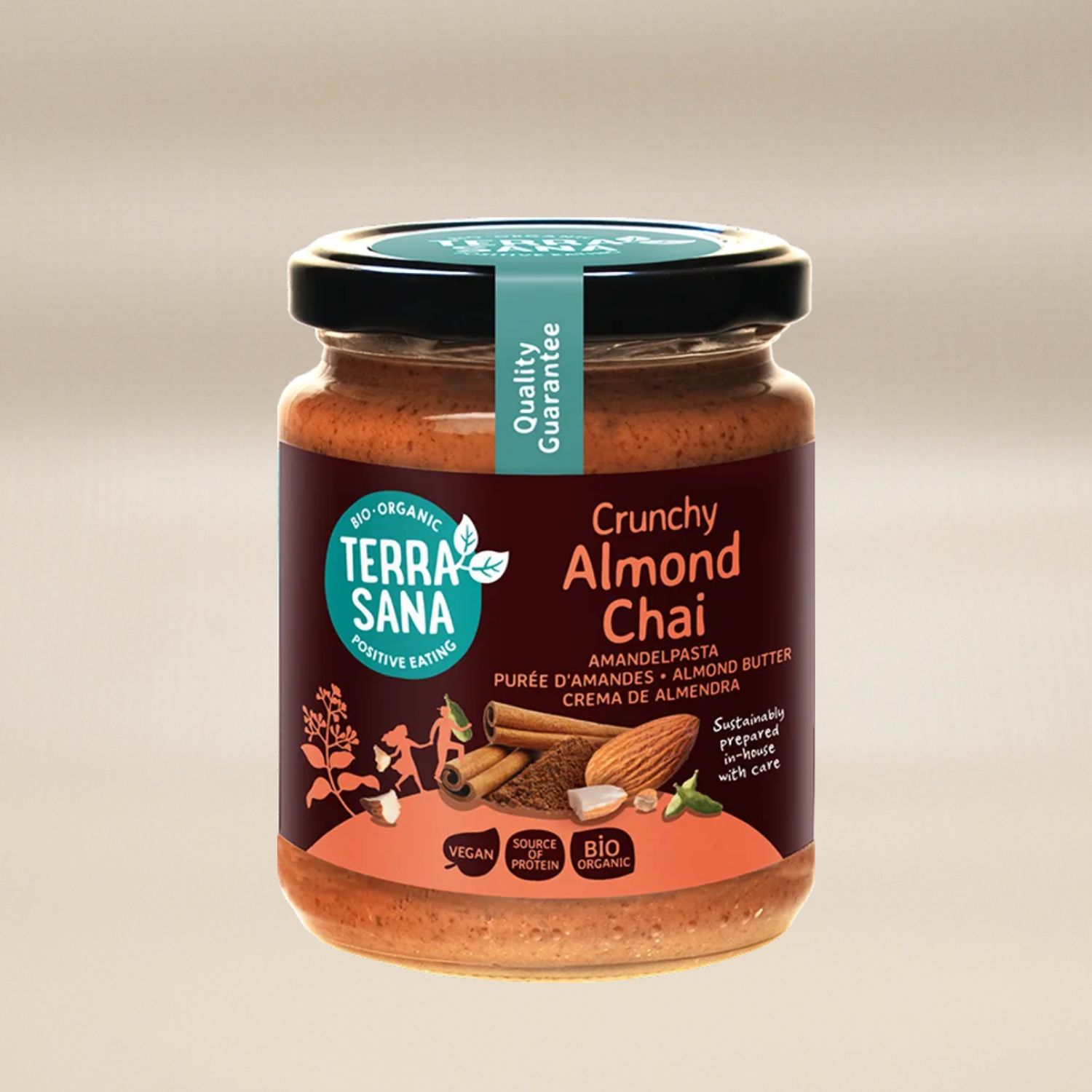 Terra Sana Mandelsmör Crunchy Chai EKO 250g