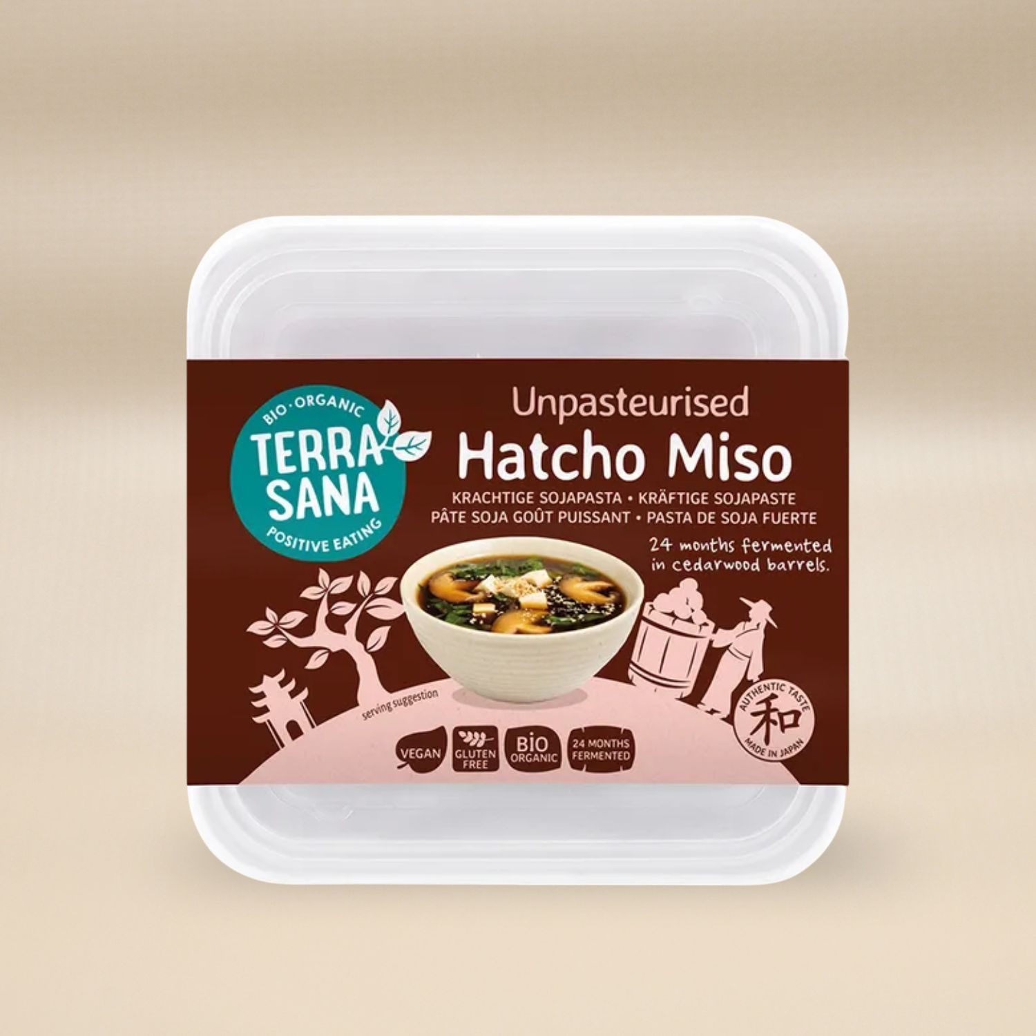 Terra Sana Hatcho Miso Opastöriserad EKO 300g