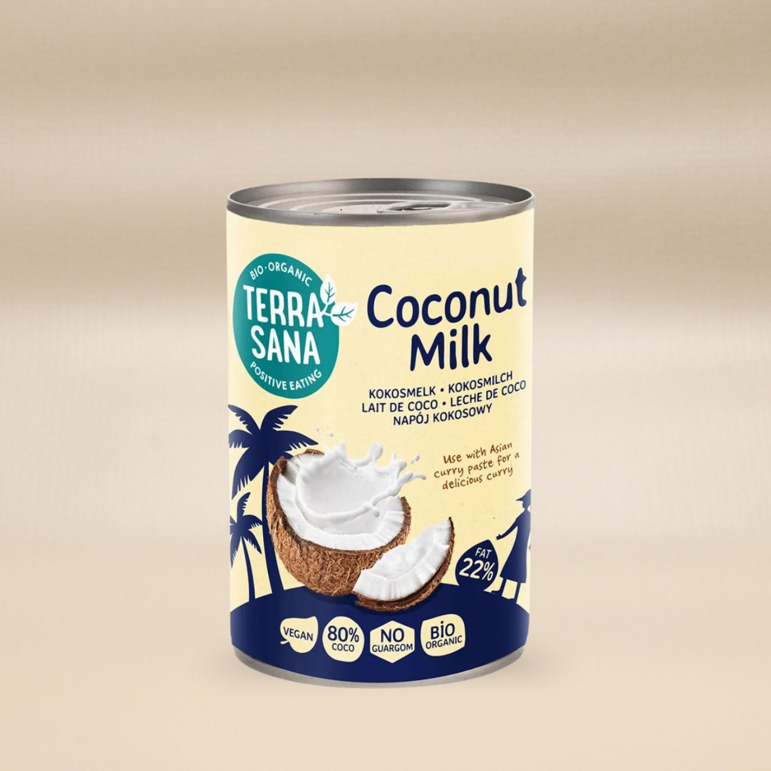 Terra Sana Kokosmjölk 80% EKO 400ml