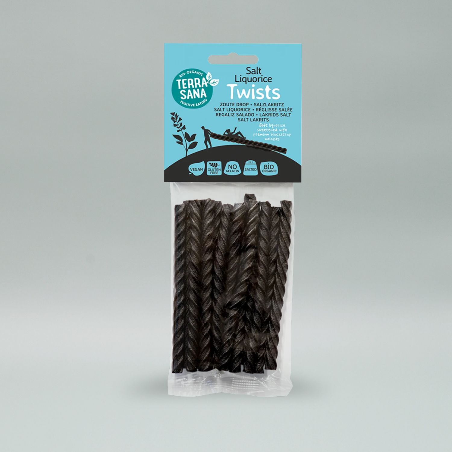 Terra Sana Lakritsstänger Salta EKO 100g